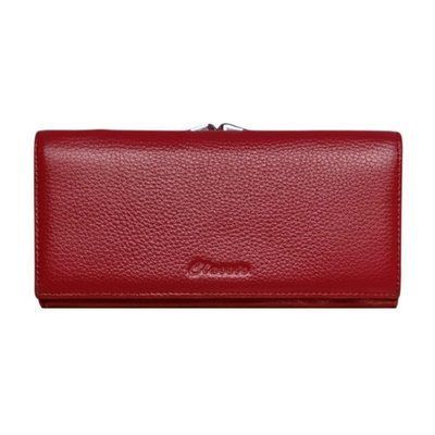 Жіночий гаманець Genuine leather Red з натуральної шкіри 18.5*9.5*3 см 1180 фото