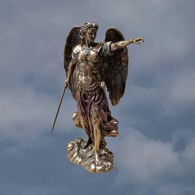 Статуэтка Veronese Архангел Михаил с мечом &mdash; декоративная фигурка защитника и покровителя  68864A4 фото