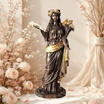 Декоративна Статуетка Veronese Деметра - Богиня родючості та достатку 31*17*10 см 75859A5 фото
