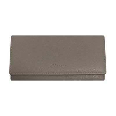 Жіночий гаманець Genuine leather Grey з натуральної шкіри 18.5*9.5*3 см 1180 фото