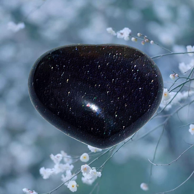 Сердце Талисман из натурального камня самоцвета Авантюрина MKS-1173 фото