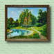 Фотокартина горизонтальна в рамі Осінній пейзаж "Берези біля ставка" 45*55*2 см RP-12631-2 фото 1