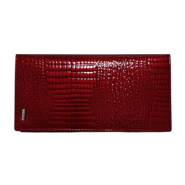 Жіночий гаманець Balisa Red з натуральної лакової шкіри 19.5*10*2&nbsp;см G1-641 фото